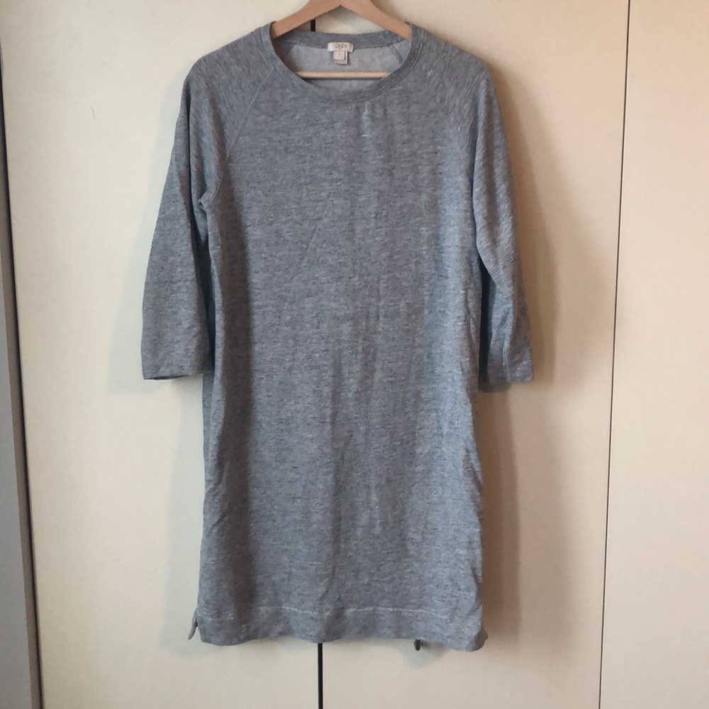 jcrew sweatshirt dress